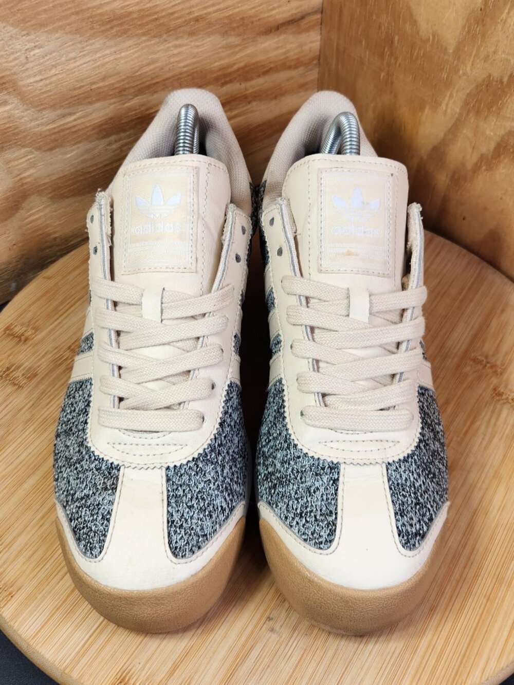 Adidas Samoa Tex Linen Womens Tweed Sneakers Size 9 - Picture 3 of 10